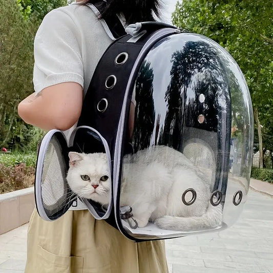 Sac de Transport Transparent Premium pour Chien & Chat – Confort, Sécurité & Vue Panoramique
