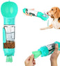 Gourde de Voyage 2-en-1 pour Chien & Chat – Eau & Nourriture Toujours à Portée de Main