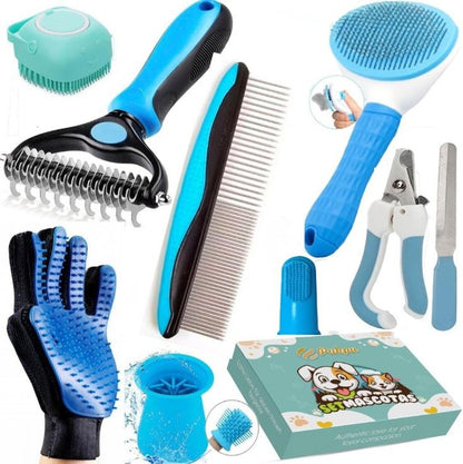 Kit de Toilettage Premium pour Chien & Chat – Tout le Nécessaire pour Prendre Soin de Votre Compagnon