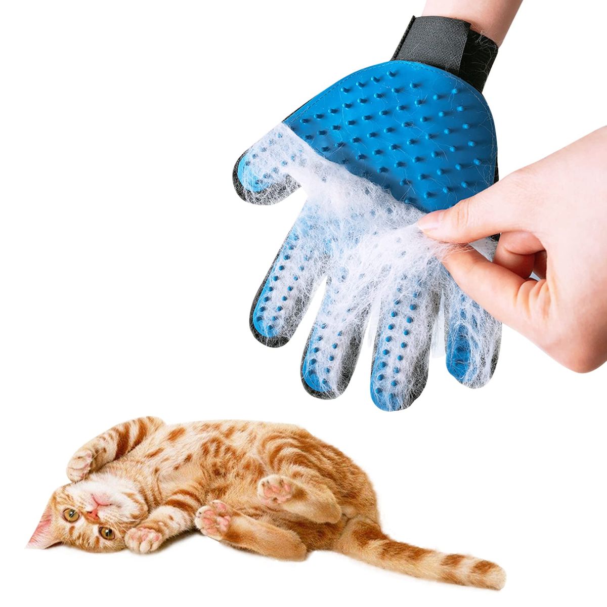 Gant de Toilettage Premium pour Chien & Chat – Élimine les Poils en Douceur