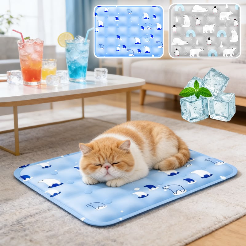 Tapis Rafraîchissant Premium pour Chien & Chat – Confort Frais Sans Électricité