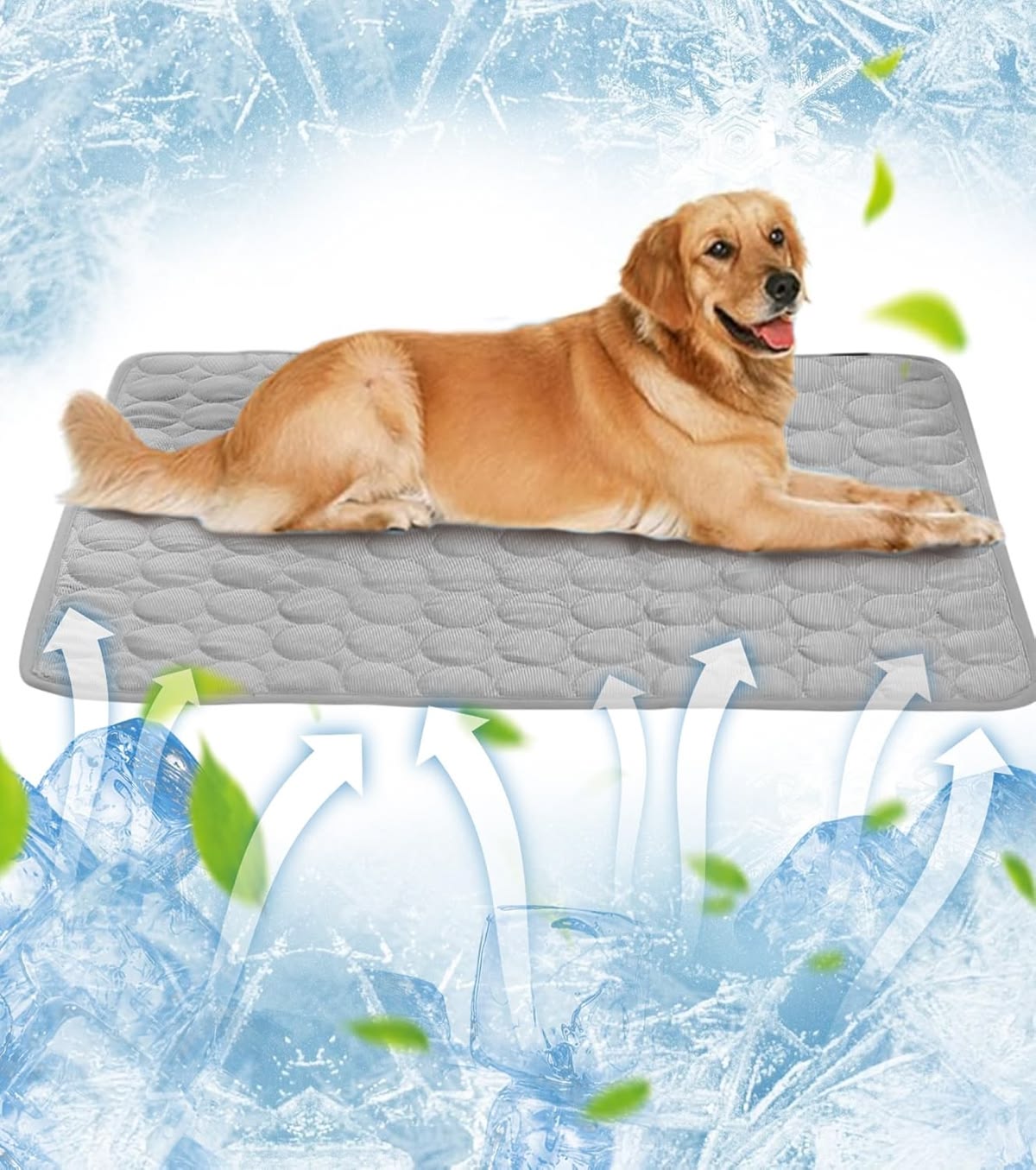 Tapis Rafraîchissant Premium pour Chien & Chat – Confort Frais Sans Électricité