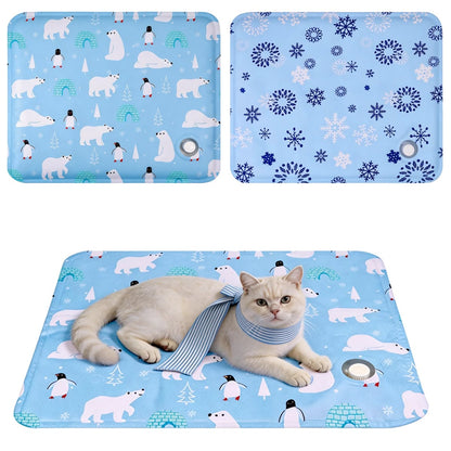 Tapis Rafraîchissant Premium pour Chien & Chat – Confort Frais Sans Électricité